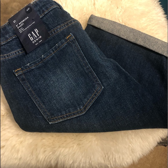 GAP Pants - Gap dark wash Bermuda shorts NWT size 4
